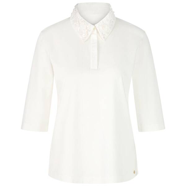 Poloshirt mit schmuckperlen