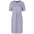 T-shirt-kleid mit tunnelzug