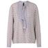 Luftige schluppen-bluse mit volant