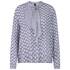 Luftige schluppen-bluse mit volant