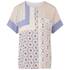 Blusenshirt  mit materialmix