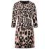 Leo-Print Kleid