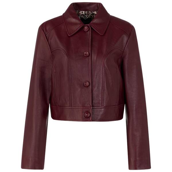 Kurze Lederjacke