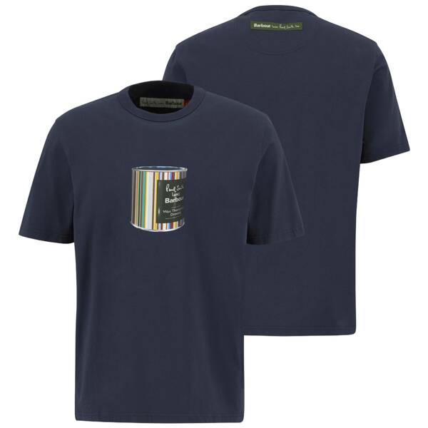 Paul Smith loves Barbour T-Shirt Wax Can Graphic