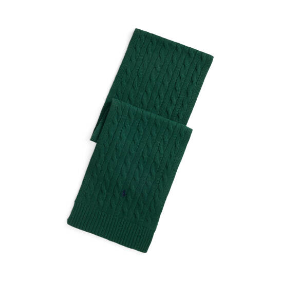 Zopfmuster-Schal aus Wollmischung