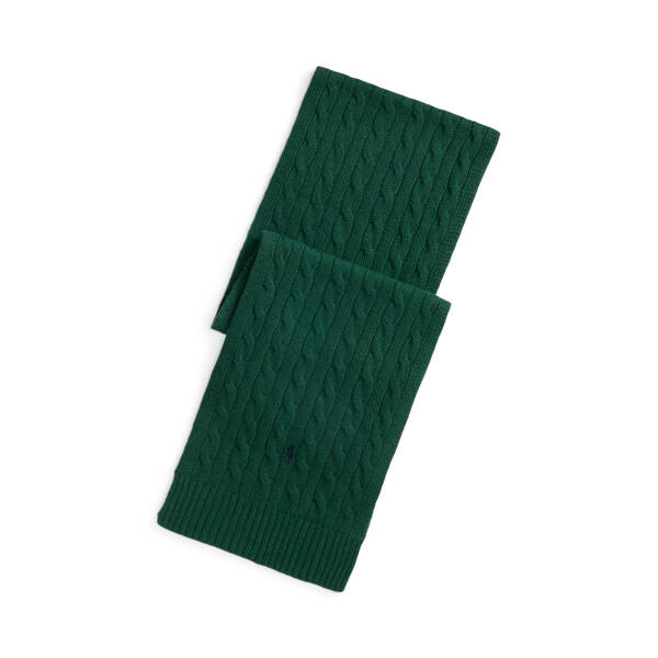 Zopfmuster-Schal aus Wollmischung