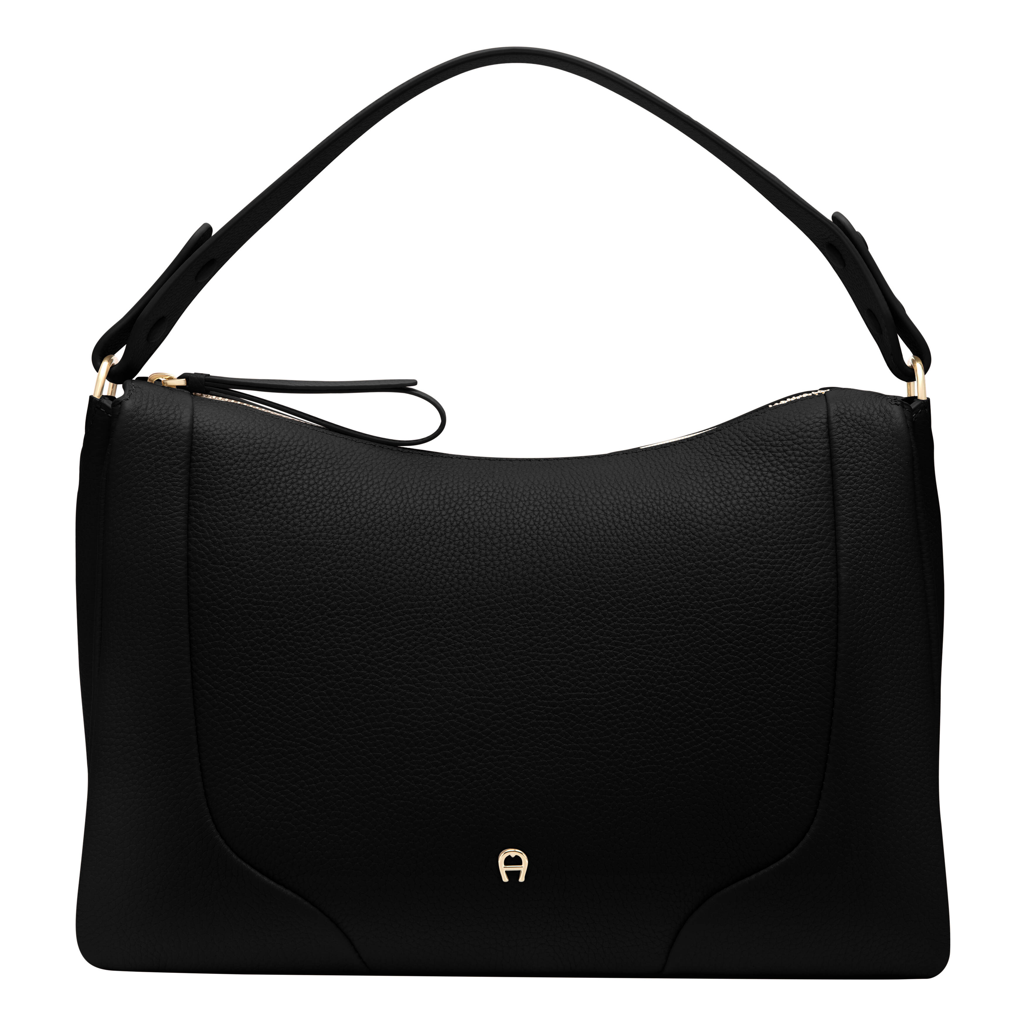 Tara Aigner Beuteltasche Schwarz AIGNER Ledertasche Bucket Tara M