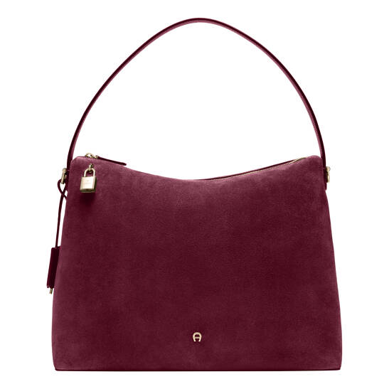 Delia Suede Beuteltasche L