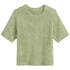 Fuzzy-knit-kurzarm-pullover loose