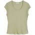 Pointelle-t-shirt slim