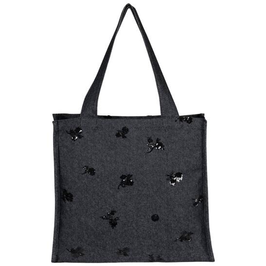 Pailletten-Denim-Tasche
