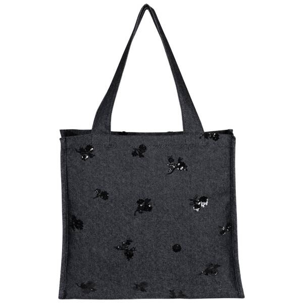 Pailletten-Denim-Tasche