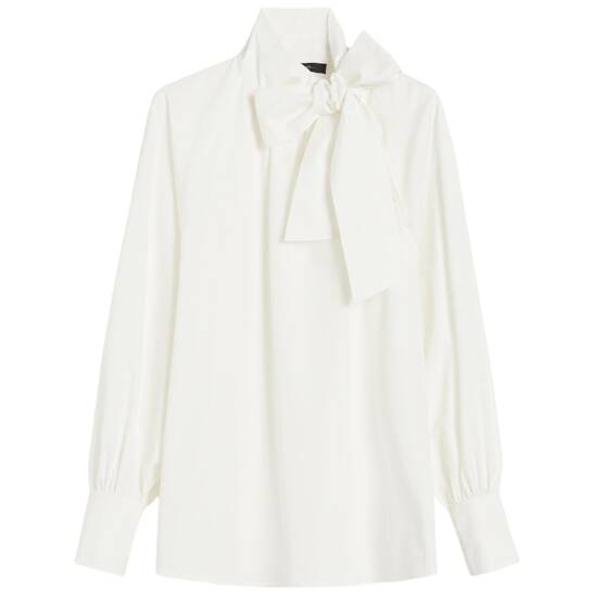 Bluse aus Baumwollpopeline