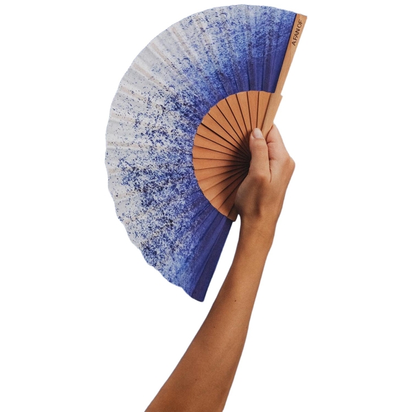 Fächer Blue Splash