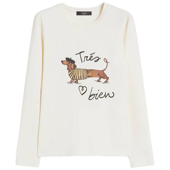 Schmal geschnittenes T-Shirt aus Stretchjersey