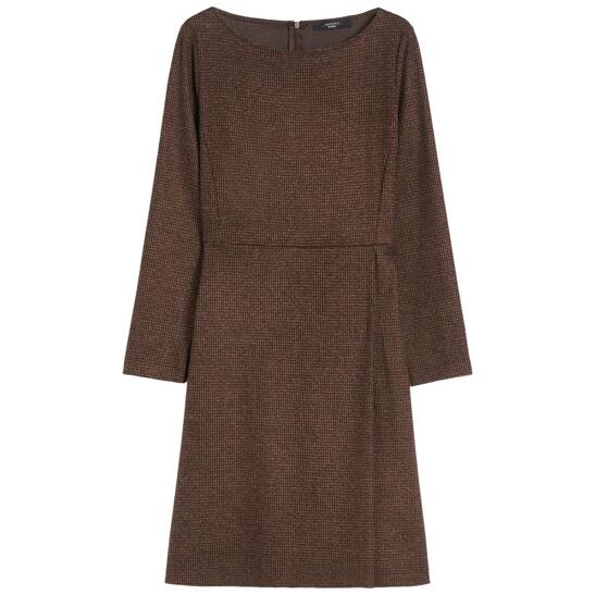 Jacquard-Jerseykleid