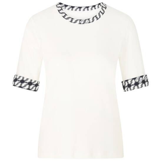 Jersey-shirt mit print-details