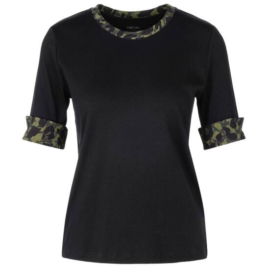 Jersey-shirt mit print-details