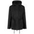 Outdoor jacke mit kordelzug