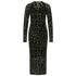 Körpernahes maxikleid aus mesh