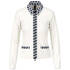 Jersey-jacke mit cube-print-details