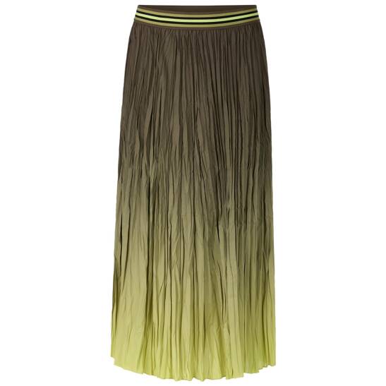 Plisseerock mit ombre-effekt