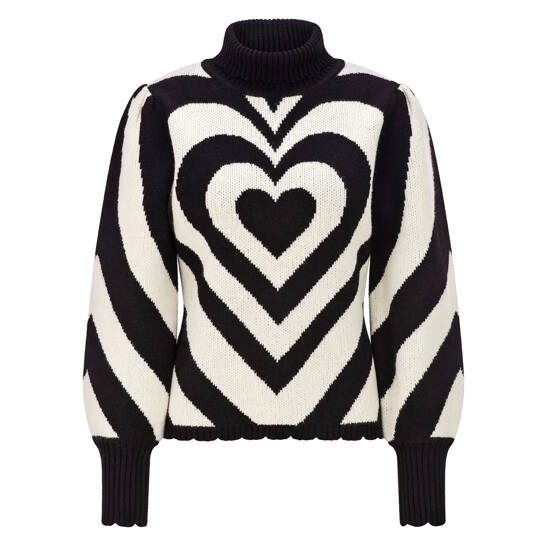 Strickpullover Heart Gradient