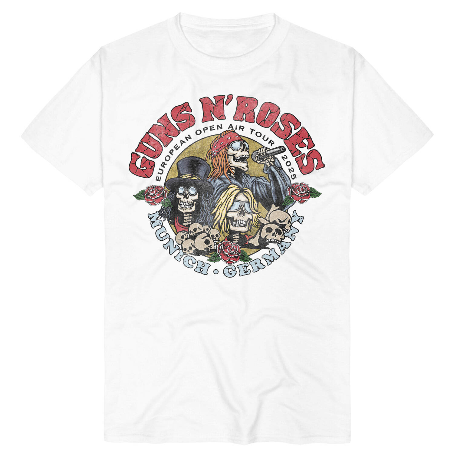 Guns N' Roses T-Shirt Skeleton Band Größe XL von Guns N