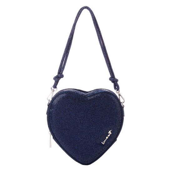 Big Heart Bag Crystal Midnight Blue