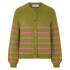 Schurwoll-Strickjacke