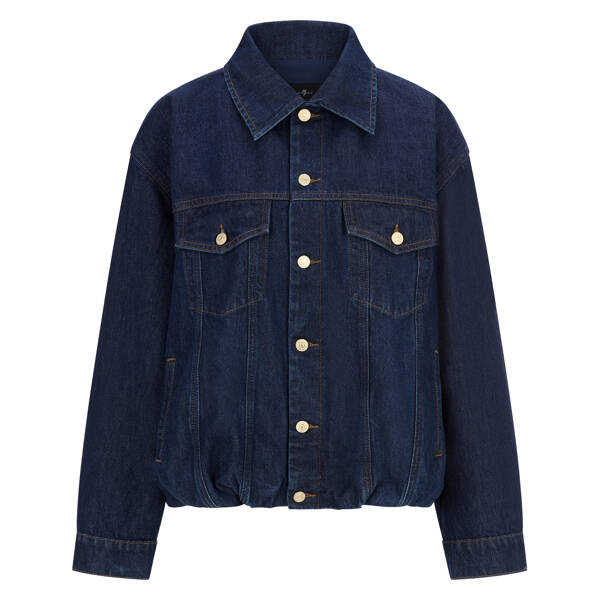 Jeansjacke Gathered