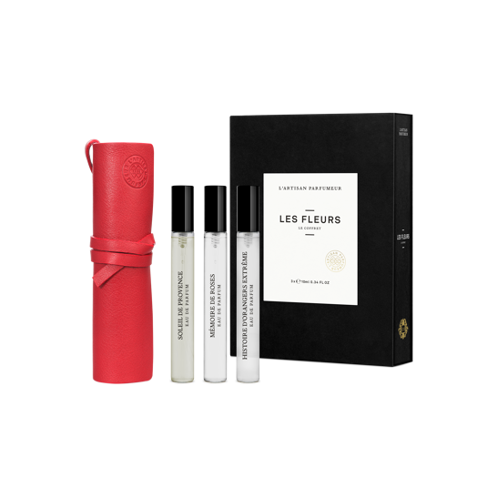 Les Fleurs Leder Set
