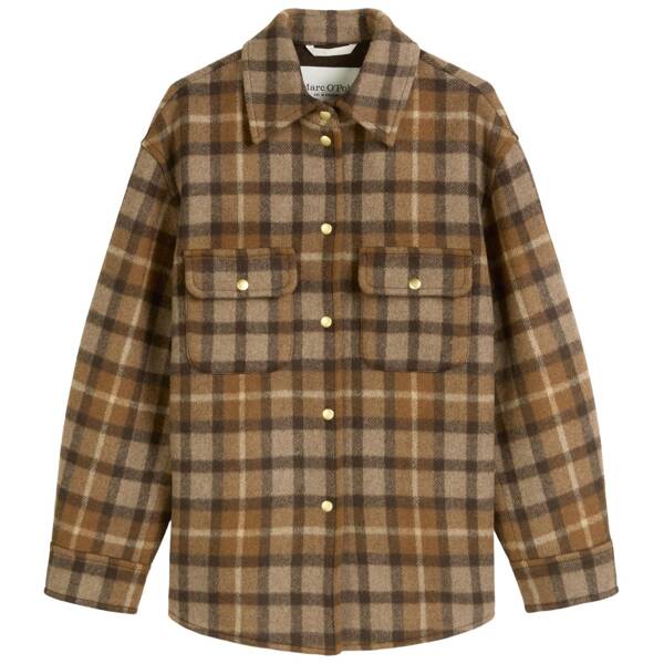 Kariertes overshirt relaxed