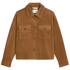 Cord-overshirt boxy