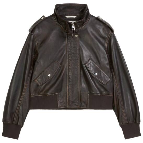 Lederblouson regular