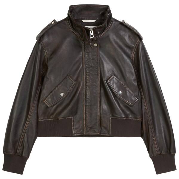 Lederblouson regular