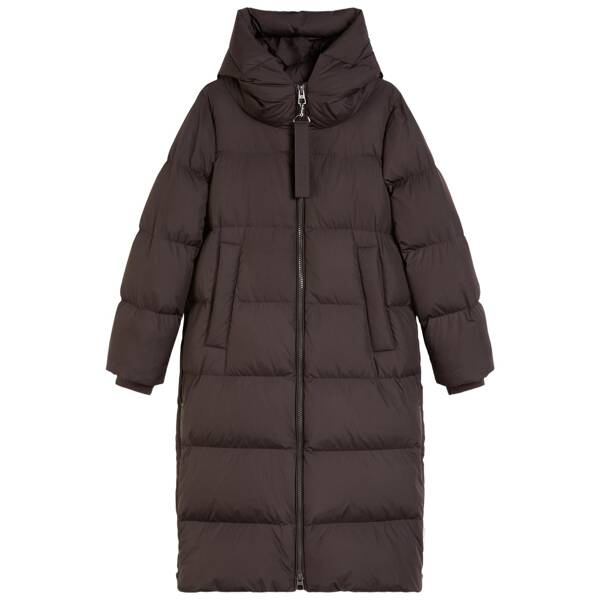 Puffer-daunen-kapuzenmantel regular