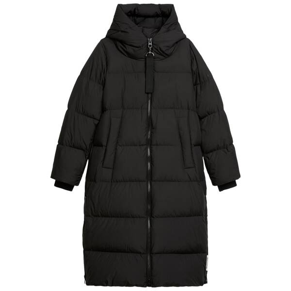 Puffer-daunen-kapuzenmantel regular