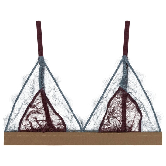 Triangle Bralette Love Lace