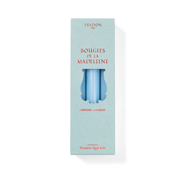 Trudon-Taper Candles-Madeleine Sky Blue