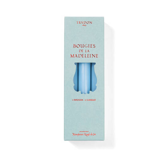 Trudon-Taper Candles-Madeleine Sky Blue
