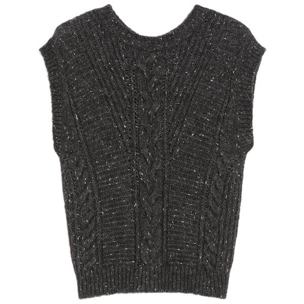 Weste aus Alpaka und Lurex