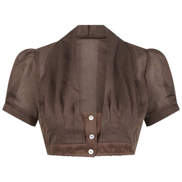 Dirndlbluse Delphine Brown