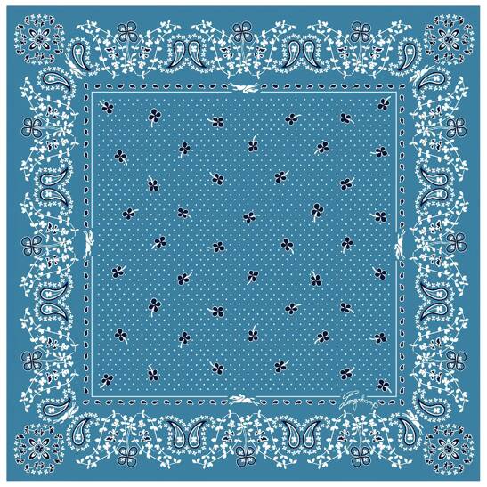 Seidenschal 50 French Bandana