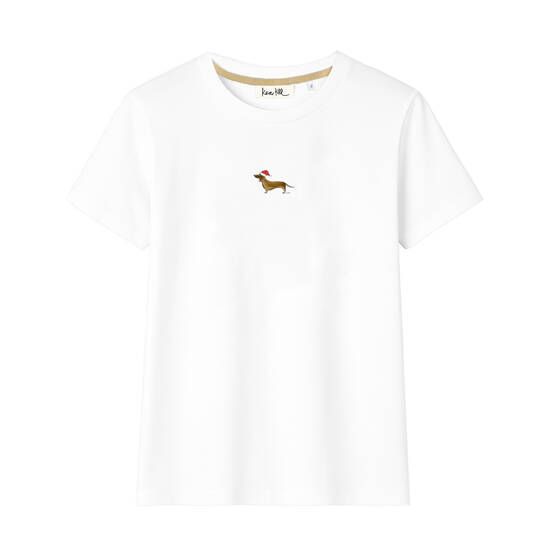 T-Shirt kleiner Weihnachtsdackel