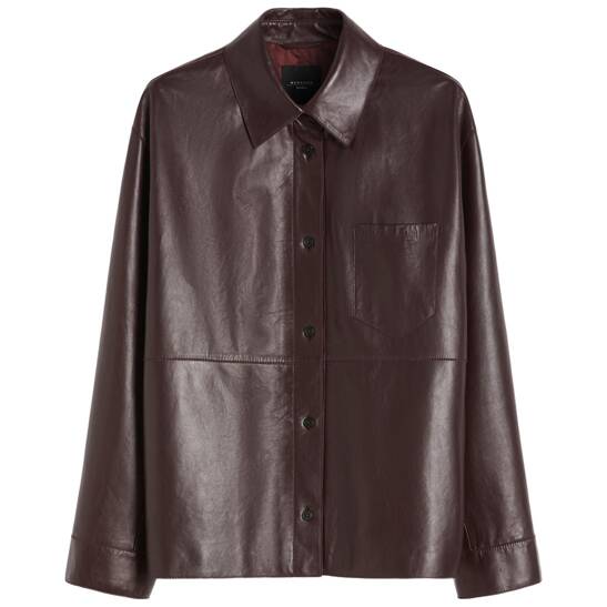 Leder Overshirt Scatola