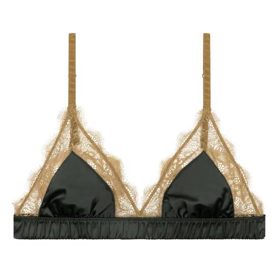 Triangle Bralette Love Lace