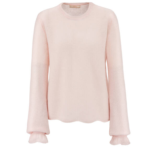 Cashmere-Pullover Solid Knit