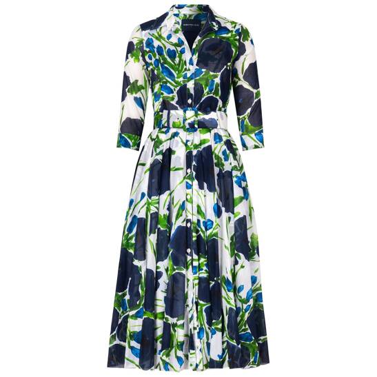 Hemdblusenkleid Aster Fiori Poppy