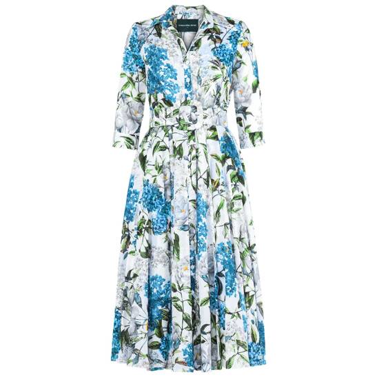 Hemdblusenkleid Aster Heaven White